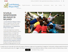 Tablet Screenshot of montessoribilingue.it